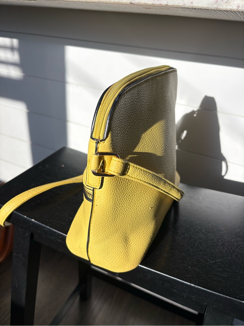 DASEIN | Yellow Crossbody Shoulder Bag With Built in Money Pouch - Picture 16 of 17
